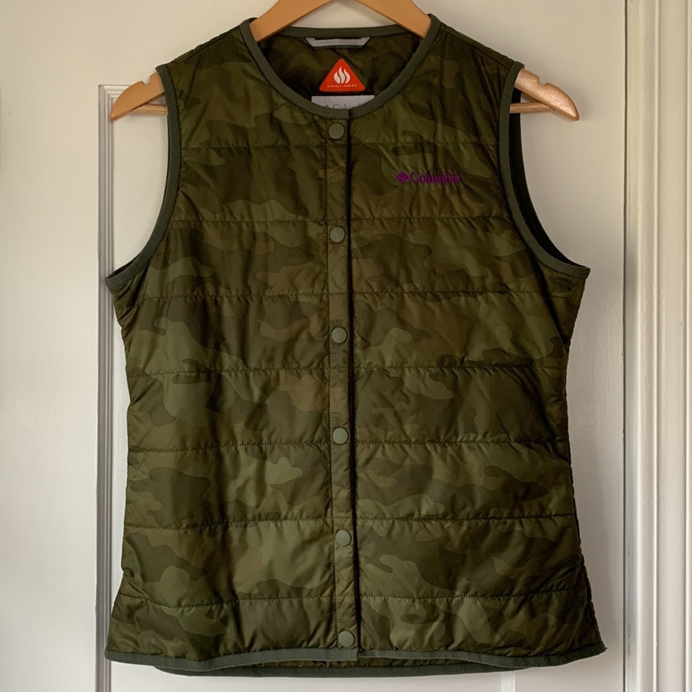 COLOMBIA | Omni-Heat No Collar Vest | Japan | Camo | Camoflauge